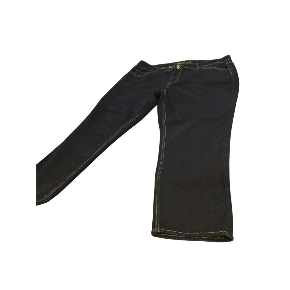 Hydraulics Women Dark Wash Jeans Embellished Stitching Size 20W